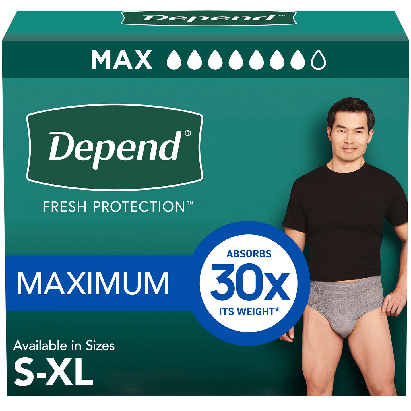 Depend 男士超强吸收内裤