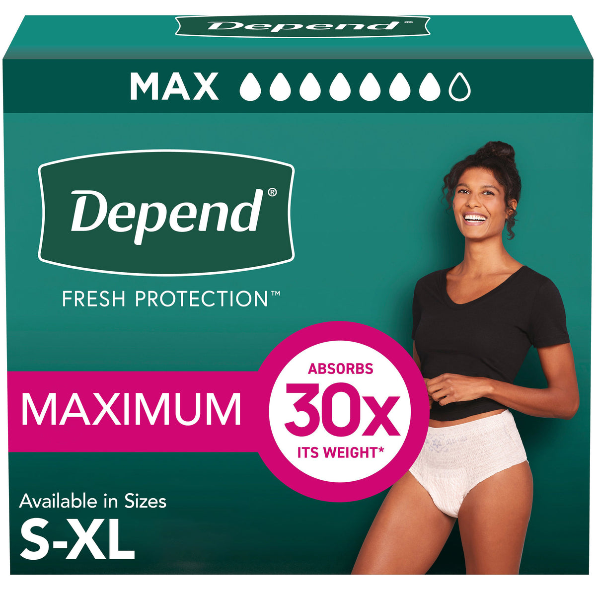 Depend 女性超强吸收内裤