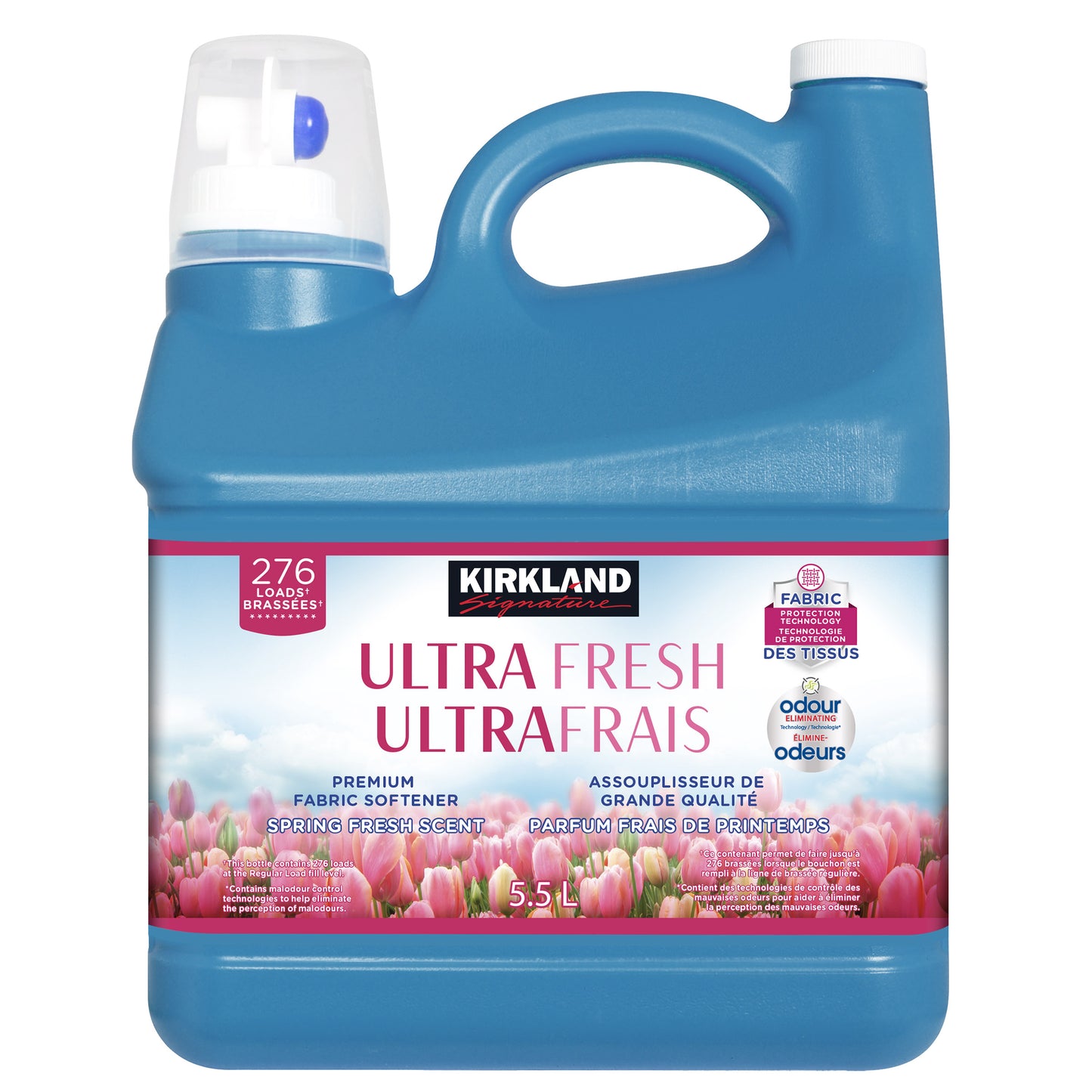 Kirkland Signature Ultrafresh 高级衣物柔顺剂,276 次用量