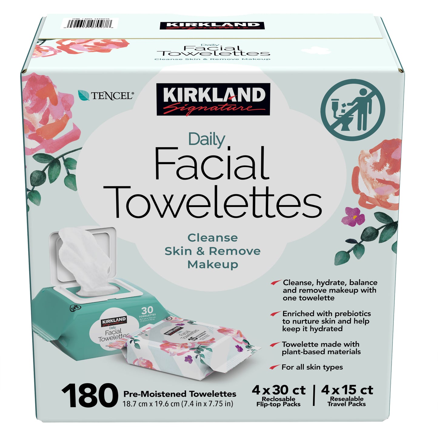 Kirkland Signature 日常洁面巾
