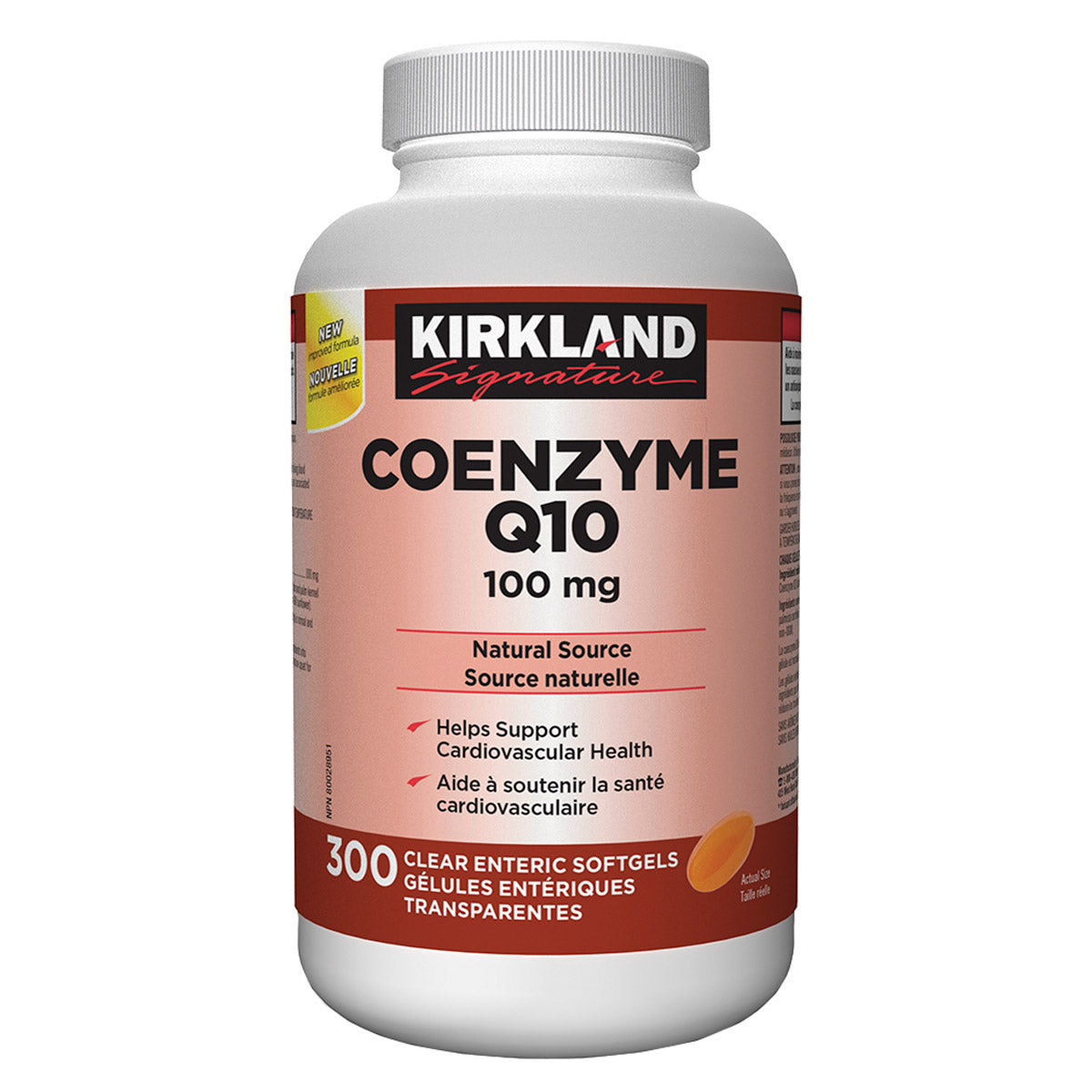 Kirkland Signature 辅酶Q10 100毫克,300粒透明肠溶软胶囊