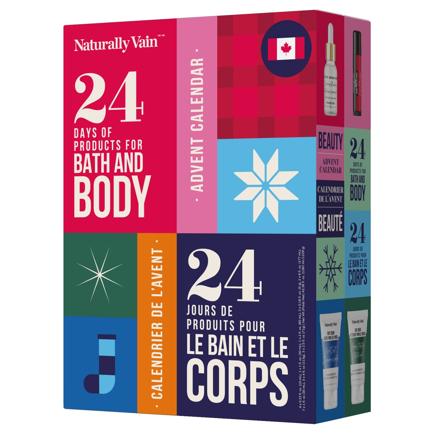 Naturally Vain 24 Days of Bath and Body Advent Calendar
