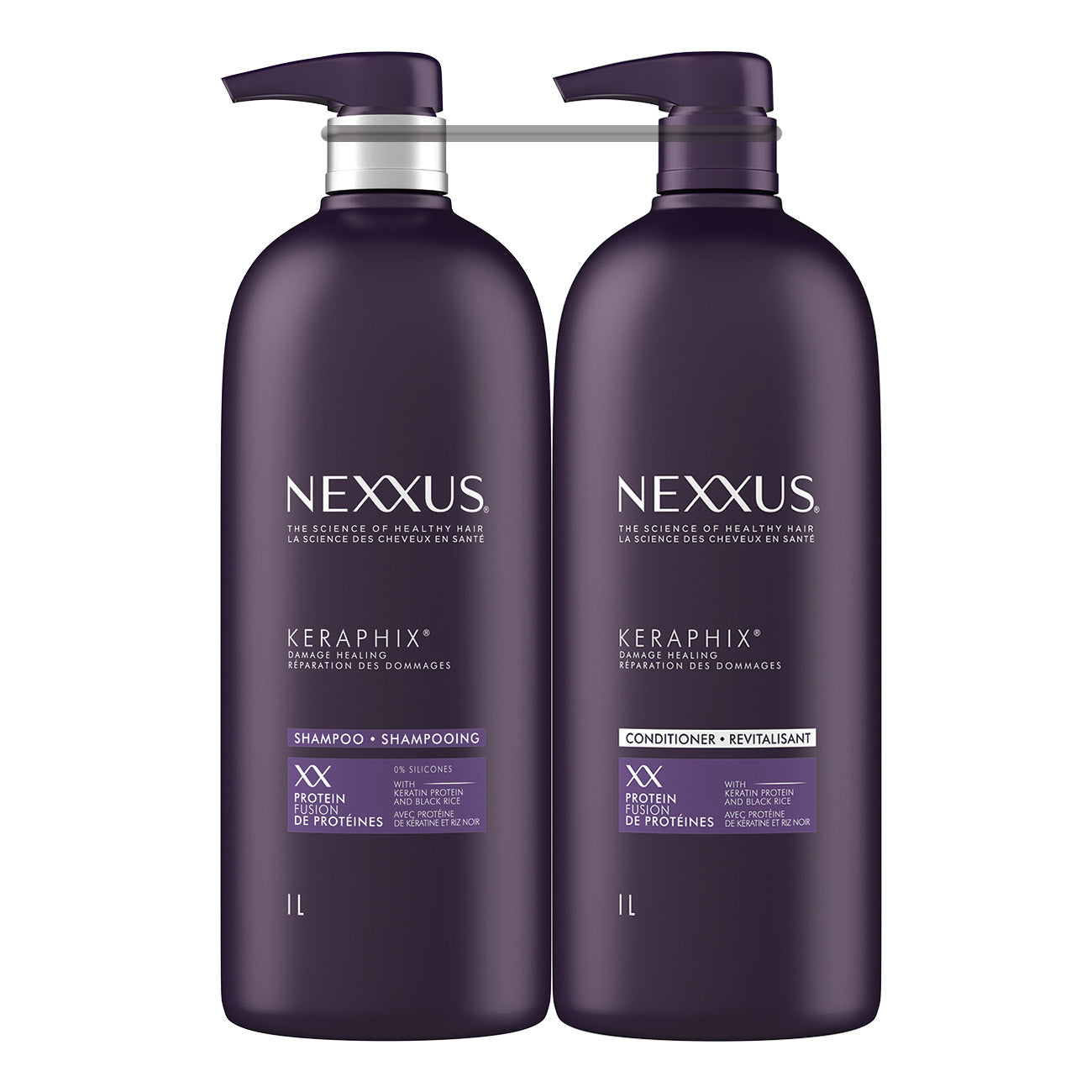 NEXXUS 洗髮精和護髮素,2 x 1 公升