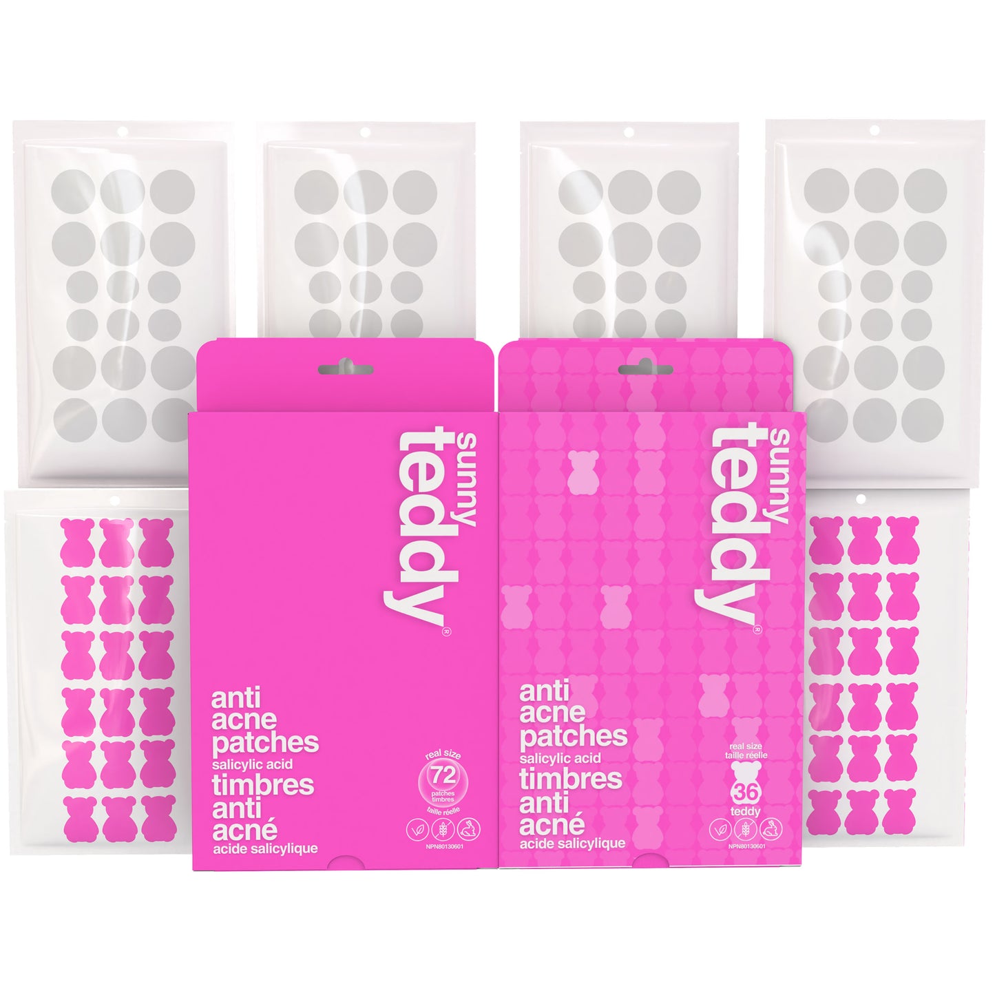 Sunny Teddy Pimple Patches, 108-count