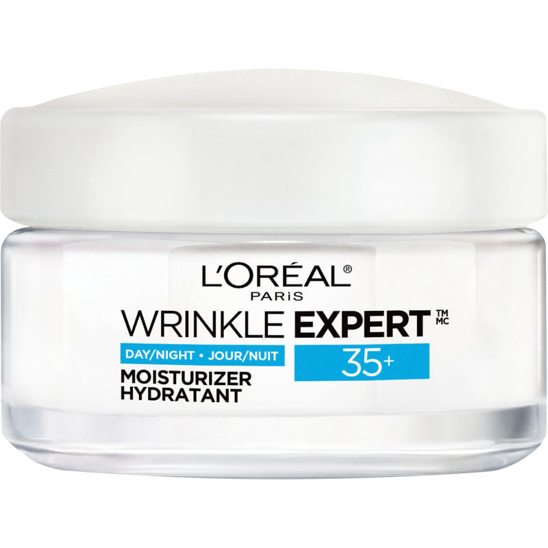 L'Oreal Paris Moisturizing Cream 35+ with Collagen, Day and Night Facial Moisturizer, Anti-Wrinkle Expert
