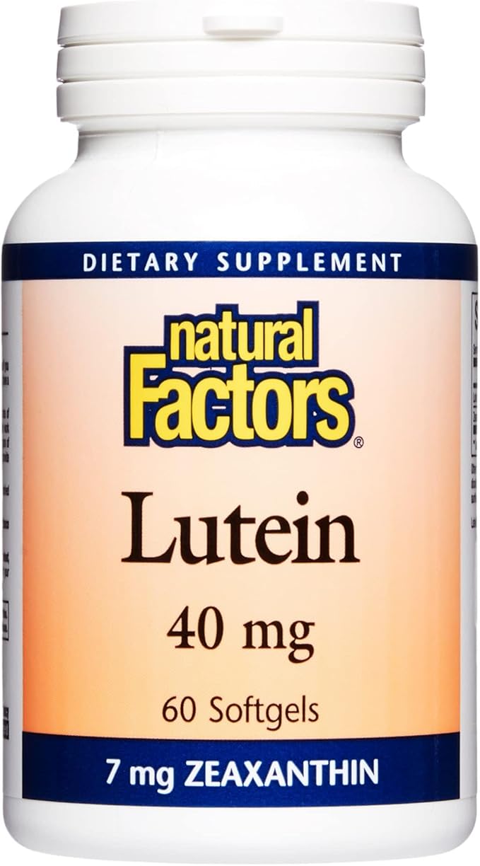 002 Natural Factors - 叶黄素 40毫克,60粒软胶囊