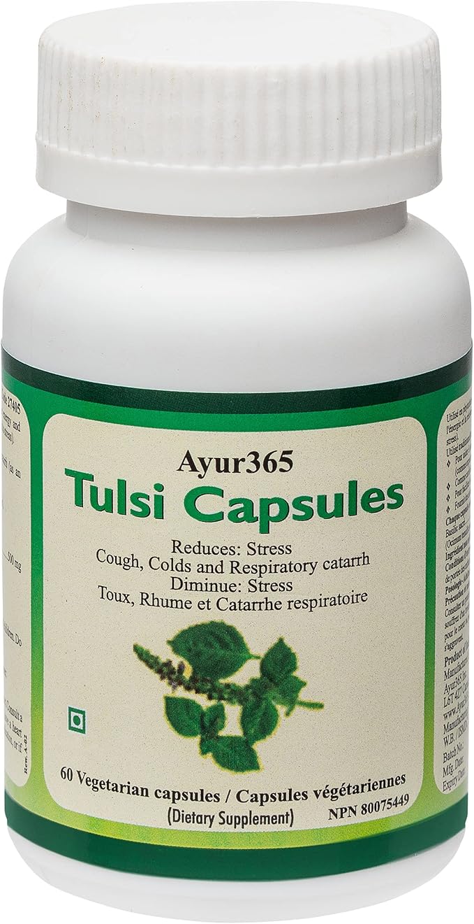 002 Ayur365 Tulsi 植物膠囊 60 粒