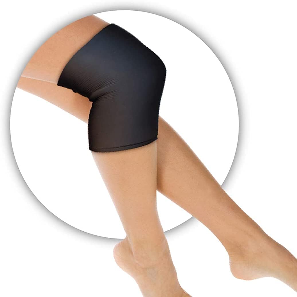 ProActive Therm-o-gel 热敷或冷敷治疗压缩袖套,适用于受伤、肌肉疼痛、酸痛、肿胀、瘀伤、扭伤、关节炎、肌腱炎,可重复使用无毒凝胶包,小号,1 个