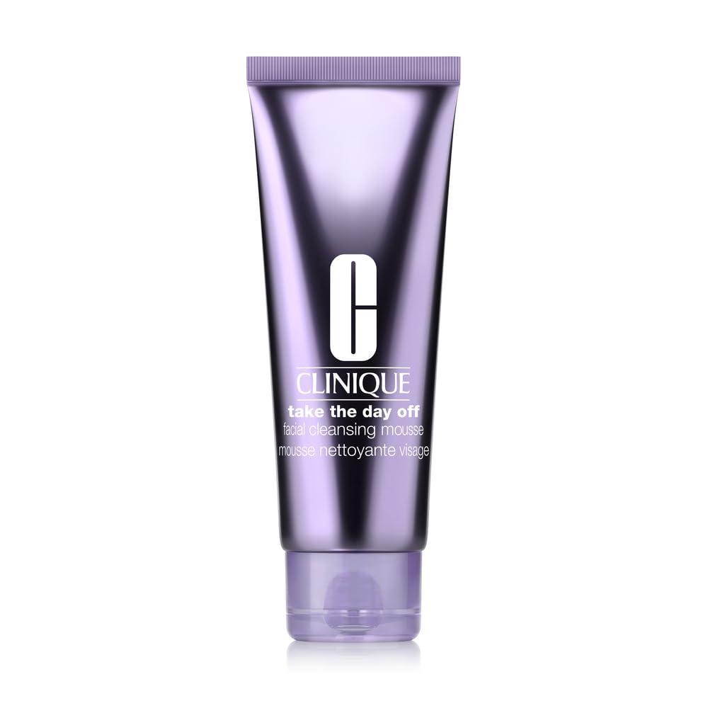 Clinique Take The Day Off™ Facial Cleansing Mousse With Hyaluronic Acid + Glycerin | Dissolves Makeup, Sunscreen + Pollution, 125ml