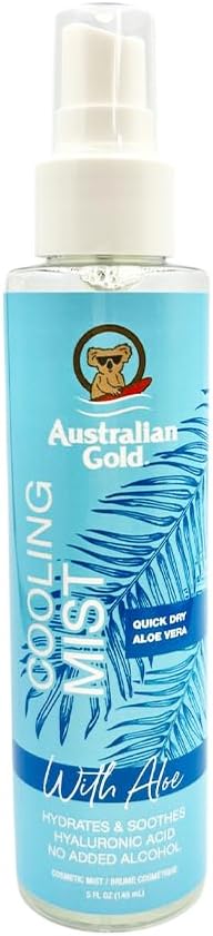 Australian Gold 清凉喷雾,含芦荟、透明质酸、速干配方,148ML