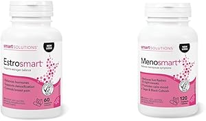 ESTROsmart - 激素支持补充剂 - 60 粒胶囊 & Smart Solutions Menosmart Plus 120 粒胶囊