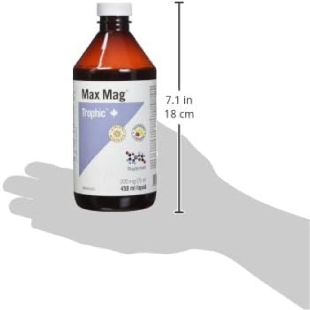 Trophic Max Mag(甘胺酸鎂),450毫升,覆盆子檸檬水