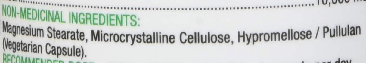 Organika 生物素 10,000mcg - 有益於皮膚、頭髮和指甲健康,高效 - 120 粒膠囊