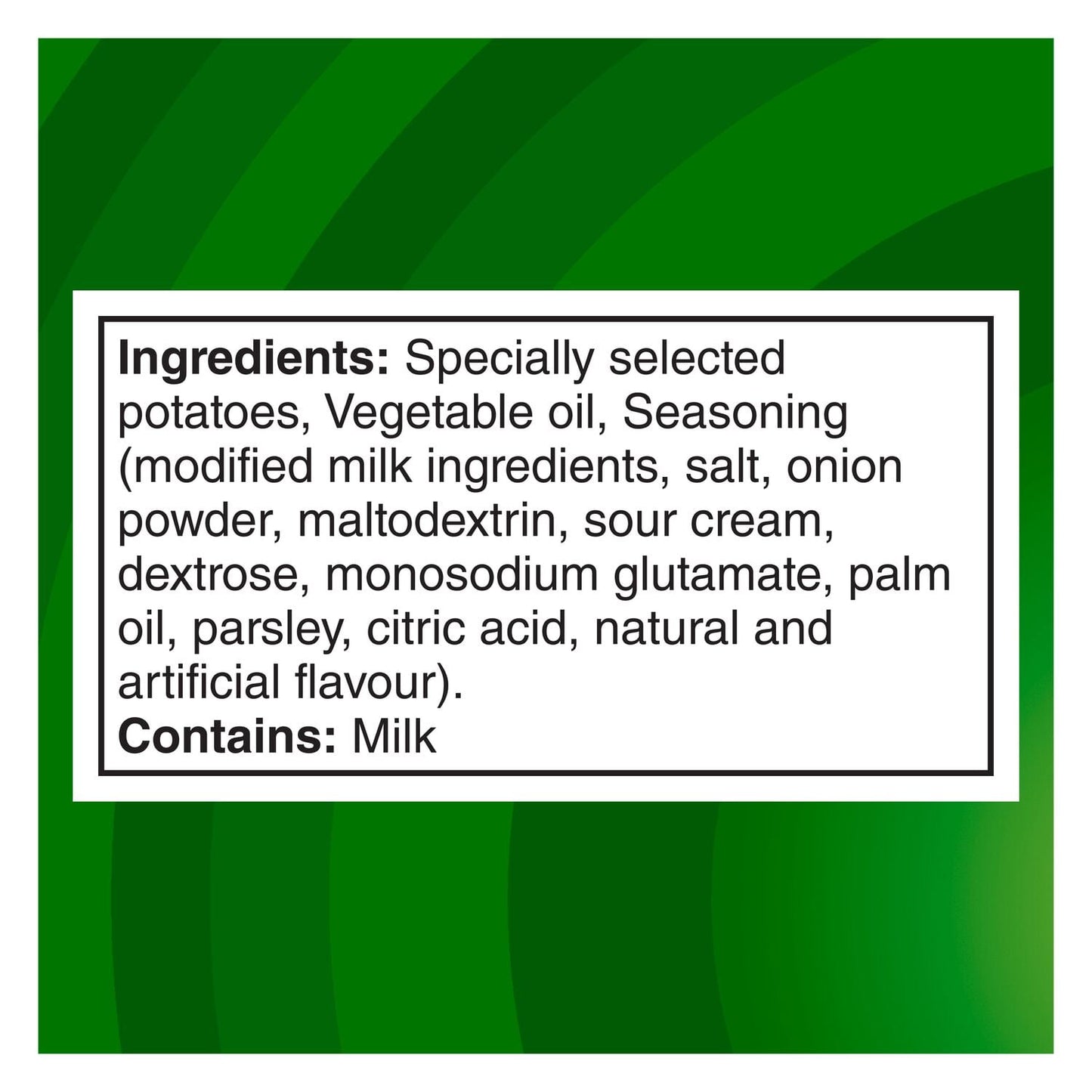 Lay's Sour Cream & Onion flavoured Potato Chips, 220 g.