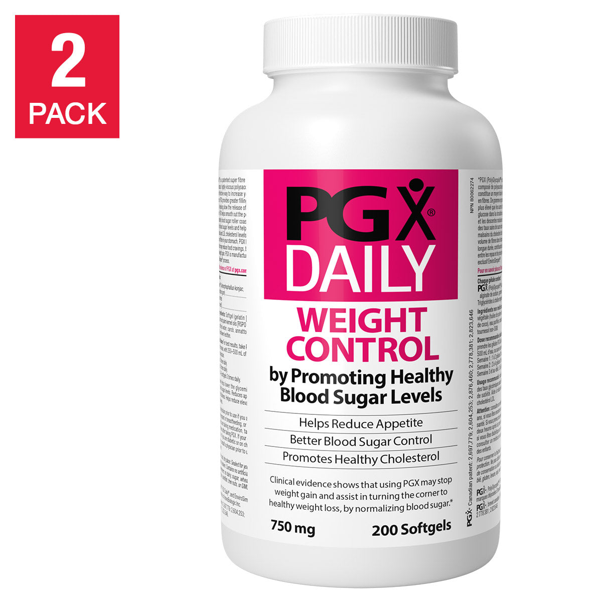 Webber Naturals PGX Daily,2 x 200 粒軟膠囊