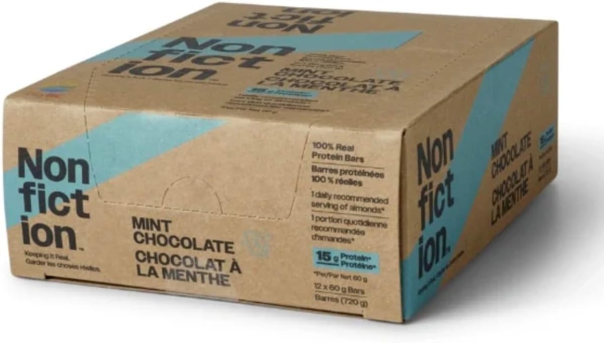 Nonfiction Protein Bar Mint Chocolate 12x60g (Pack of 12)