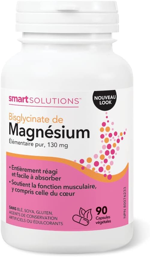ESTROsmart - 荷爾蒙支持補充劑 - 120 粒膠囊和 Smart Solutions 雙甘氨酸鎂 90 粒膠囊