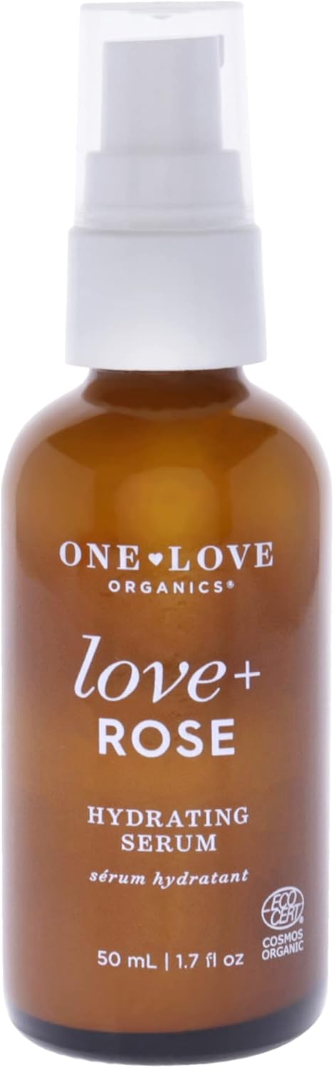 One Love Organics 玫瑰保濕精華液 女士 1.7 盎司