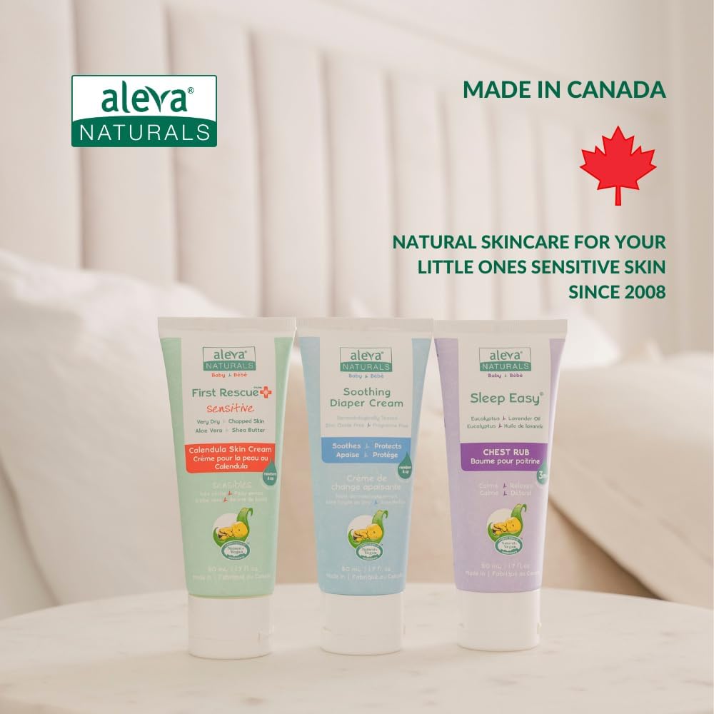 Aleva Naturals Soothing Comfort Chest Rub - Gentle and Easy to Use, Healthy Baby Care, Refreshing Scents of Eucalyptus and Lavender Oils, 50ml