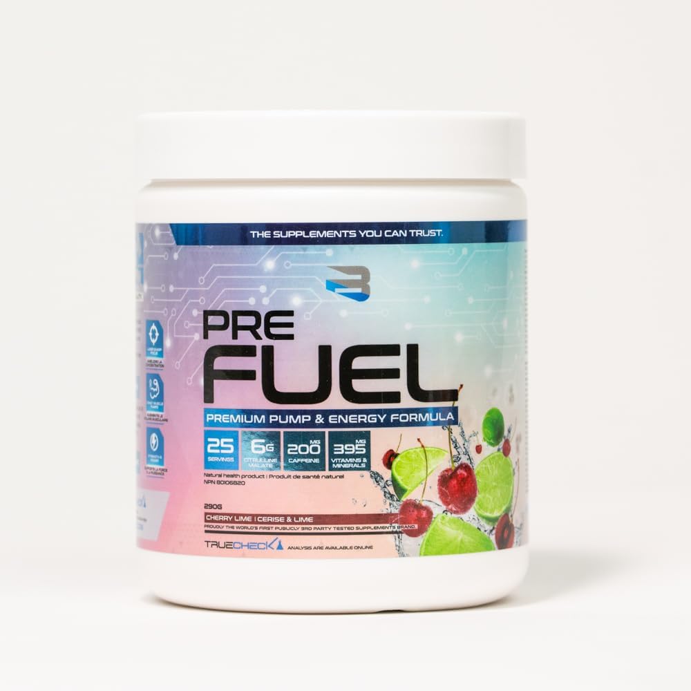 Believe Supplements Pre Fuel - 终极一体化锻炼前补充剂,含 200 毫克咖啡因,可增强焦点、增加肌肉饱满度 - 提升能量、耐力和表现 - 增强健身房和健身效果 - Alpha-GPC、肌酸、β-丙氨酸……