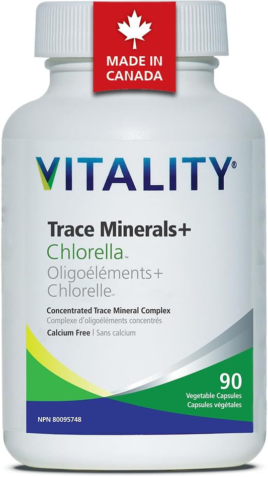 VITALITY 微量礦物質 + 小球藻 | 90 粒植物膠囊(90 天)