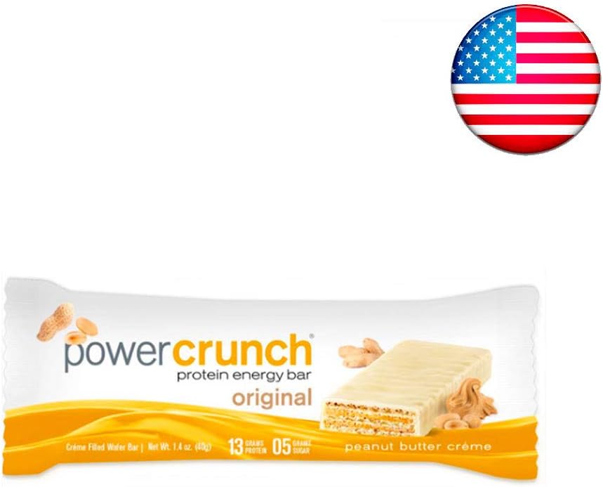 Power Crunch 原味生物营养 - 花生奶油 - 12 片装 40克