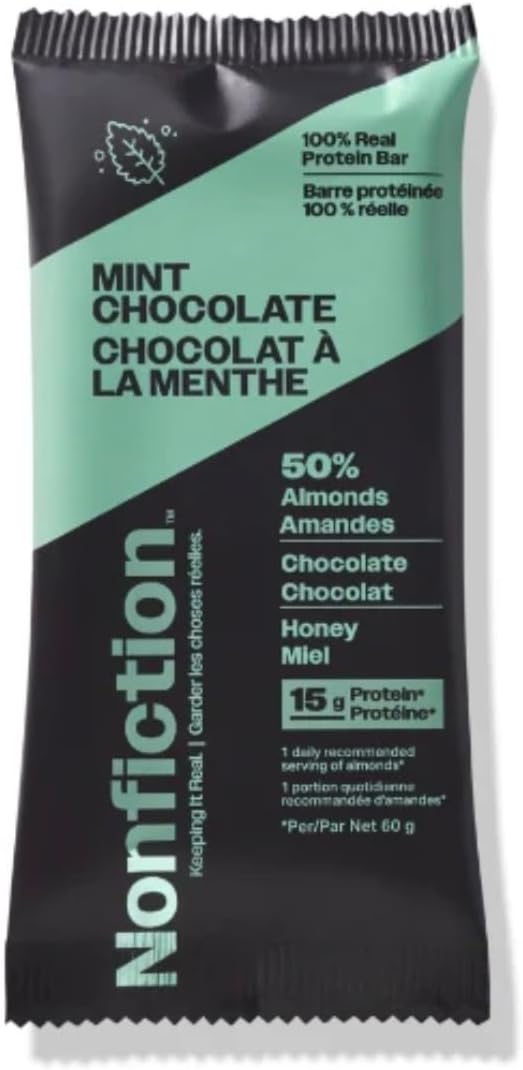 Nonfiction Protein Bar Mint Chocolate 12x60g (Pack of 12)