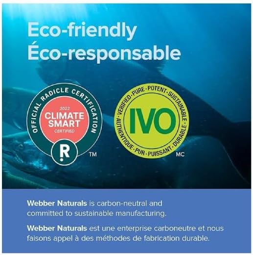 Webber Naturals 野生阿拉斯加鲑鱼油 1,000 毫克,180 粒软胶囊,支持心脏、大脑和关节健康