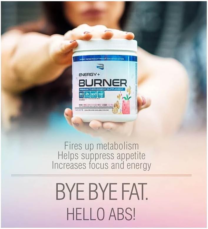 Believe Supplements 能量燃烧器:最大程度促进脂肪代谢、肌肉恢复和运动表现 - 增强耐力、减少疲劳、提高高强度训练的警觉性!(葡萄冻)