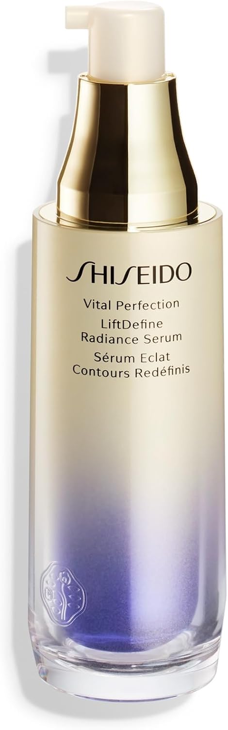資生堂 Vital-Perfection LiftDefine Radiance 精華液,專為女性打造 - 1.3 盎司精華液