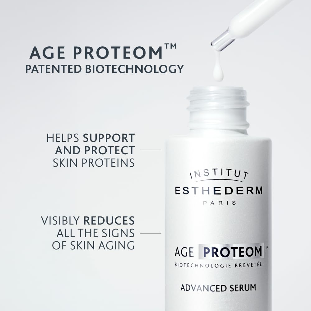 Institut Esthederm- New Age Proteom Advanced Serum, Face - Wrinkles, Firmness, Evenness, Radiance, Density - 30ml