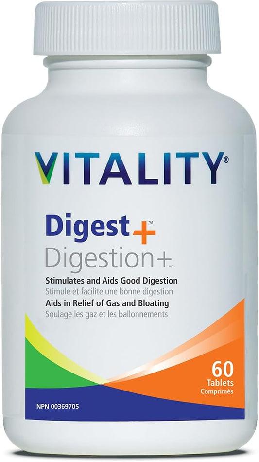VITALITY Digest+ 全草本補充劑 - 60 片