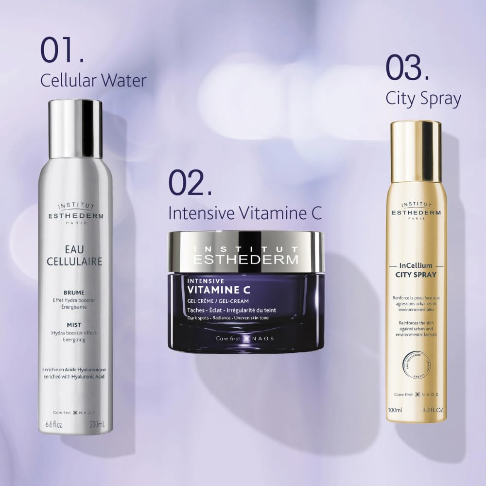 Institut Esthederm INTENSIVE VITAMINE C Gel-Cream, Dark spots, Radiance, Uneven skin tone, Adult skin, 50 ml