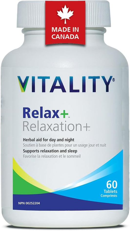 VITALITY Relax+ 全草本補充品 - 60 片