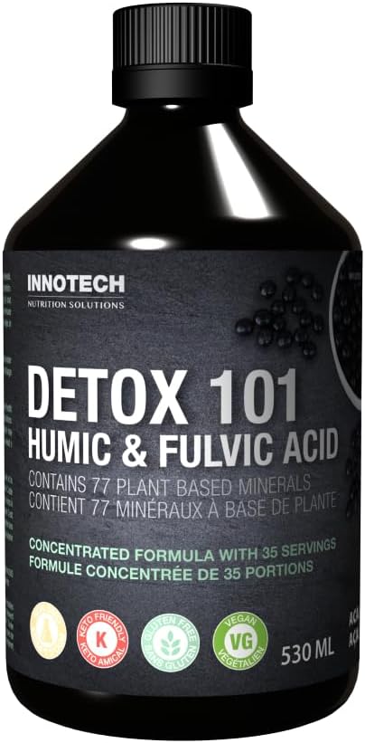 Innotech Nutrition Detox 101 含腐殖酸和黄腐酸,巴西莓绿茶 - 500ml