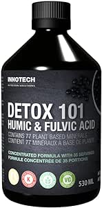 Innotech Nutrition Detox 101 含腐植酸和黃腐酸,巴西莓綠茶 - 500ml