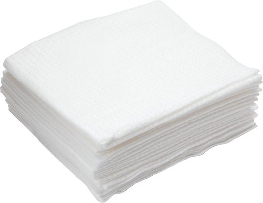 ForPro Premium Pure & Simple XL Facial Towels, Disposable Makeup Remover Dry Wipes, Ultra Soft Lint-Free Biodegradable Face Towels, 100% Vegan & Cruelty-Free, 50-Count