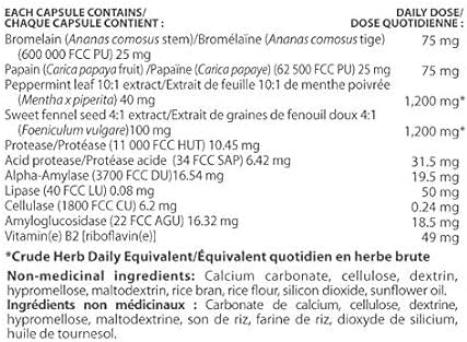 LGS Gut Therapy Opti-Zyme Fast Acting Full Spectrum Intensive Enzymes