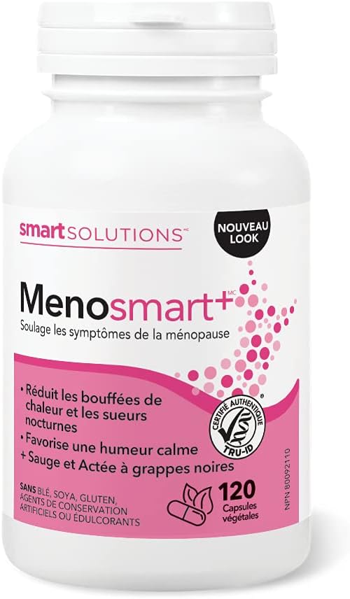 Smart Solutions Menosmart Plus 120粒膠囊和 Iron Smart 60粒素食膠囊套裝