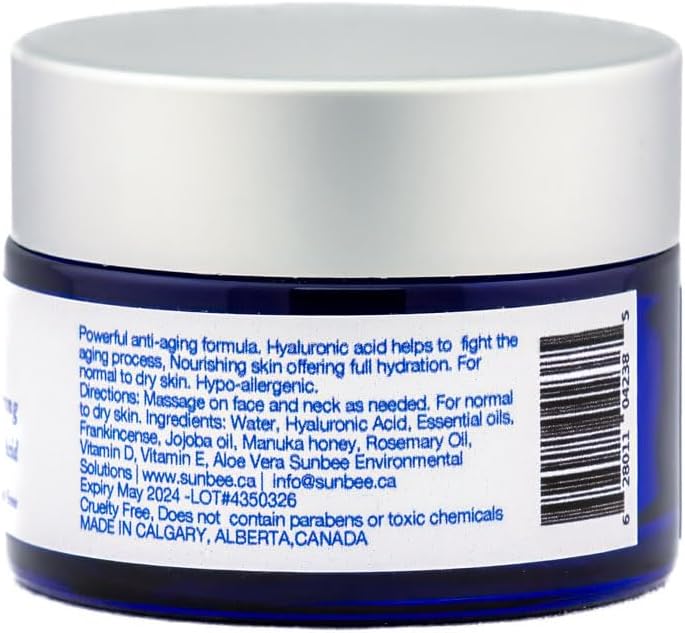 Product of CANADA Sunbee LilyLou Age Defying Day Cream, Hydating Moisturizer with Hyaluronic Acid 50 mL