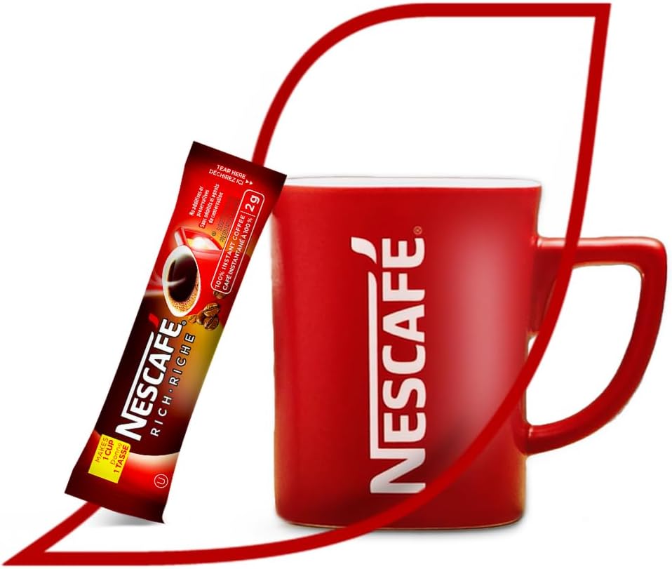 雀巢浓速溶咖啡,单份速溶咖啡包,2公斤装(2克x1000包)