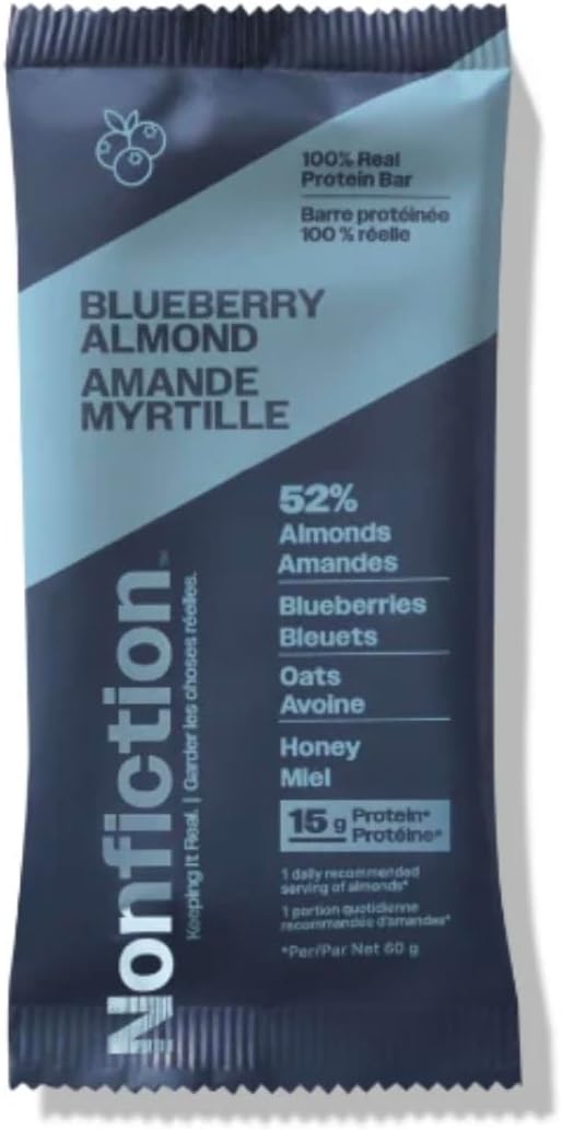 Nonfiction Protein Bar Blueberry Almond 12x60g (Pack of 12)