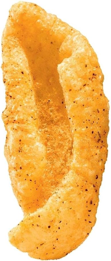 南方食譜小批量豬皮 | 菠蘿安喬辣椒炸豬皮 | 生酮友好、無麩質、低碳水化合物食品 | 每份含 7 克膠原蛋白 | 高蛋白 | 85 克/袋,菠蘿安喬辣椒