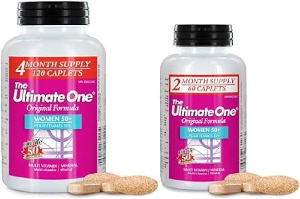 Nu-Life The Ultimate One Original 女士 50+ 复合维生素矿物质胶囊,120 粒
