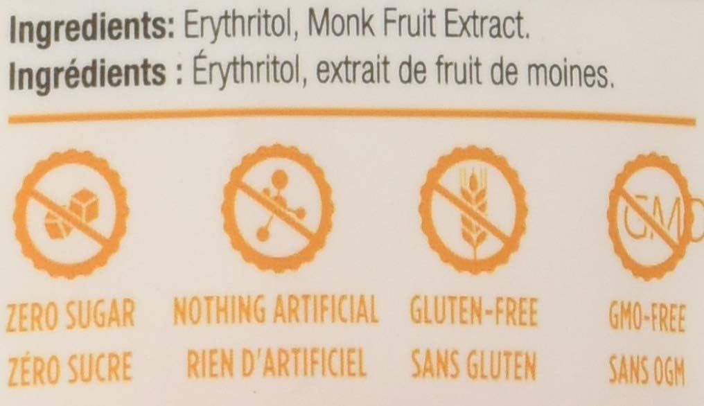 Krisda Monk Fruit Spoonable Natural TableTop Sweetener, 454 Grams