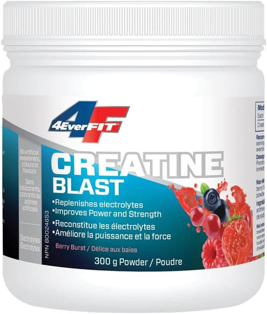 4EverFit 肌酸冲击 - 高级电解质基质 - 浆果味 300克