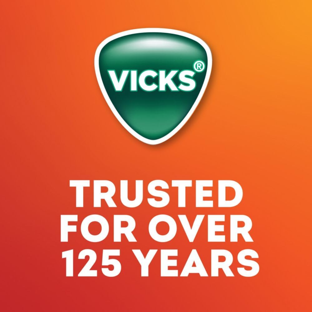 Vicks DayQuil 止咳和鼻塞非嗜睡液体药,白天缓解咳嗽、粘液和鼻塞,柑橘味,354 毫升
