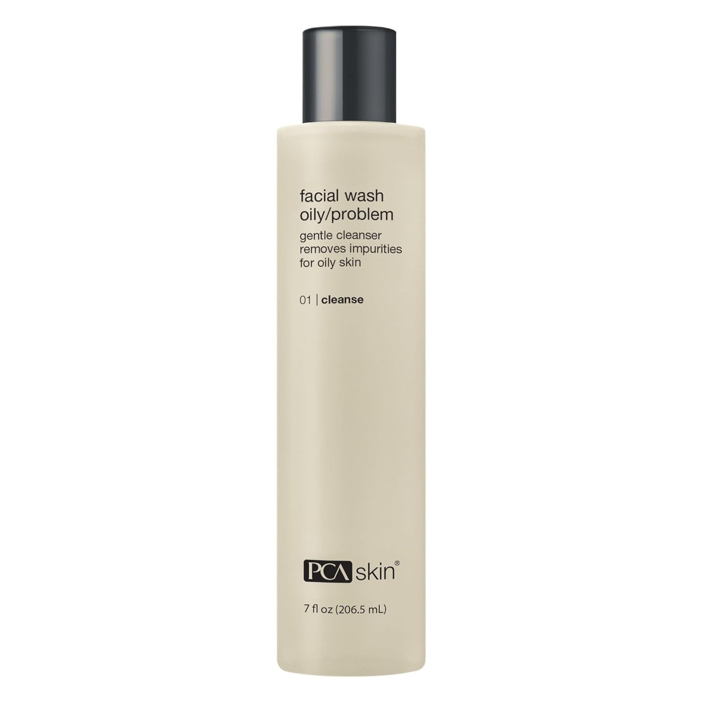 PCA SKIN Hydrating Face Wash For Oily & Acne Prone Skin - Oil-Free Daily Foaming Moisturizing Facial Cleanser With Lactic Acid & Glycerin, Removes Makeup, Oil & Dirt (7 fl oz)