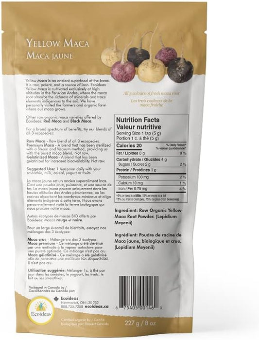 Ecoideas 有機黃瑪卡,227克