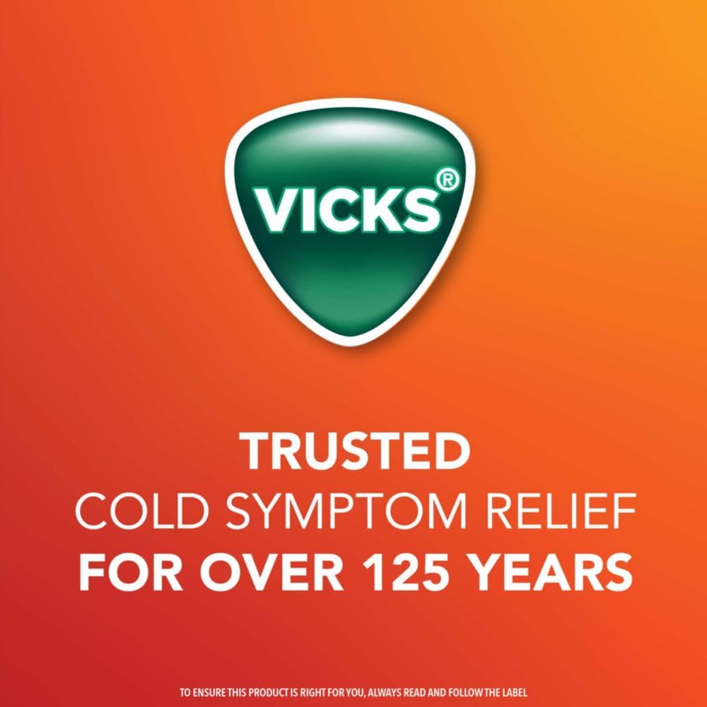 Vicks DayQuil 感冒和流感药,止咳药,鼻塞缓解剂,止痛药,退烧药,不引起困倦配方,354 毫升